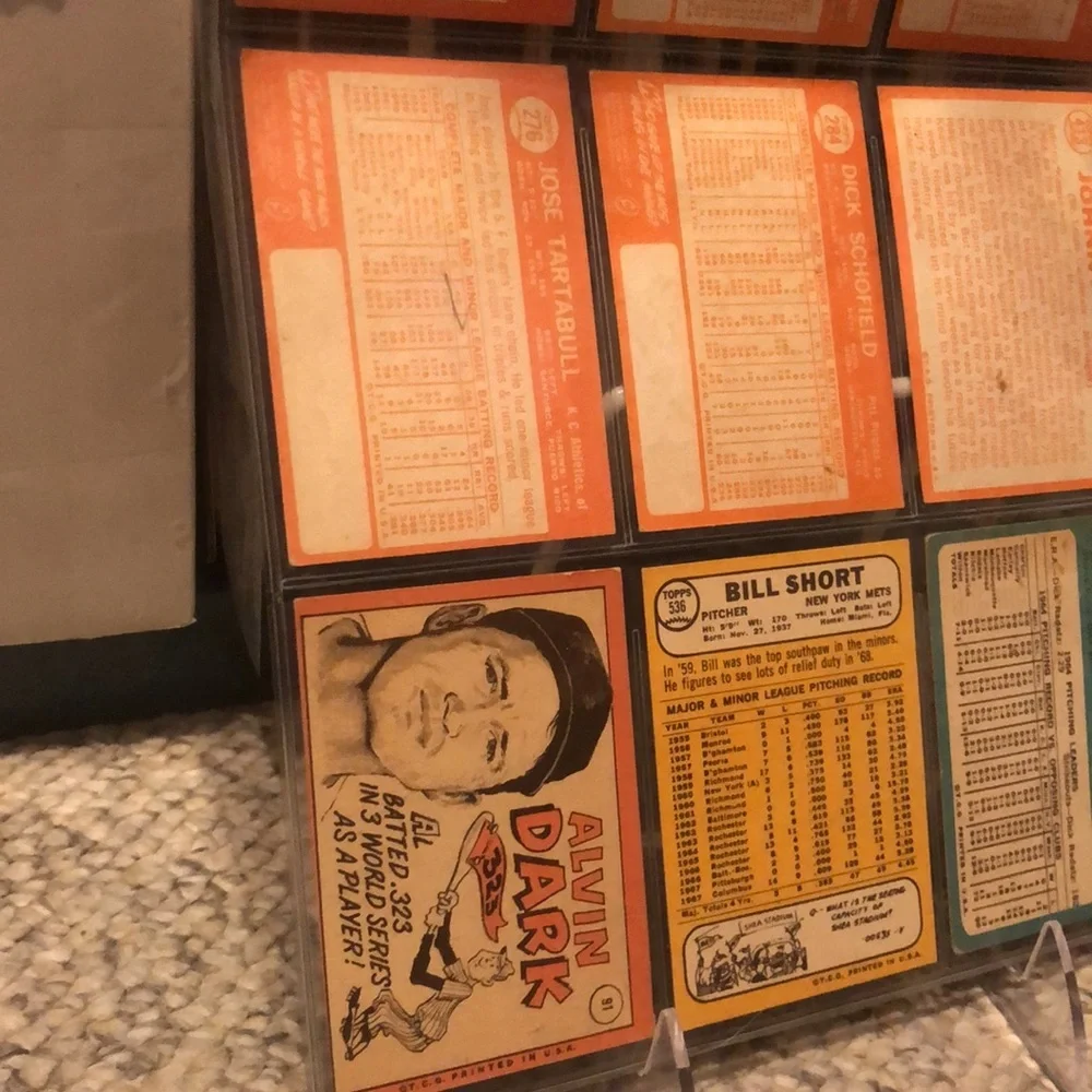 1960s Baseball Cards Red Sox Senators Colts Cardinals Indians As Pirates Topps